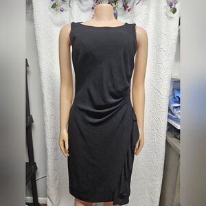 Tahari Black Sheath Cocktail Dress